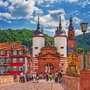 altes Brücken-Tor in Heidelberg, Deutschland