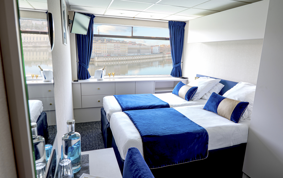 MS Mistral Zweibettkabine Oberdeck - ©Corinne-Cotard