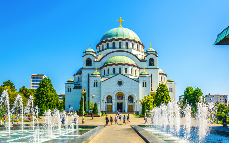 Dom des Heiligen Sava in Belgrad, Belgien