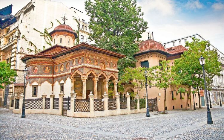 St. Michael and Gabriel church in Bucuresti, Romania.