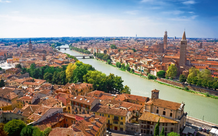 Blick über Verona