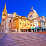 Piazza delle Erbe in Mantua, Italien