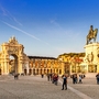 Handelsplatz in Lissabon, Portugal