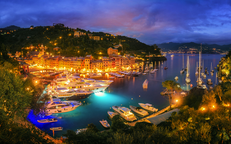 Portofino bei Nacht