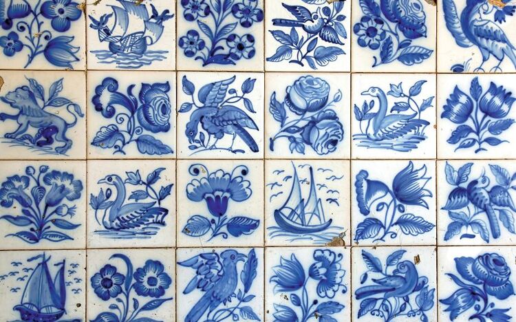 Old Azulejos in Lisbon