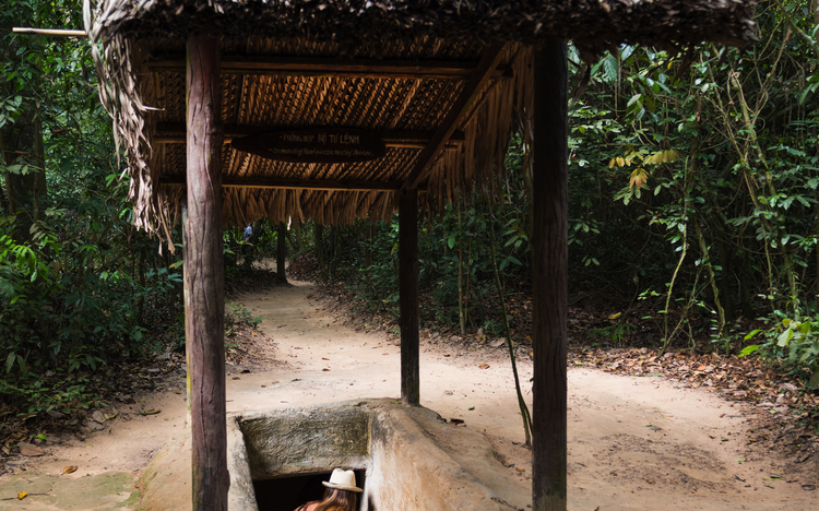 Tunnel von Cu Chi in Vietnam