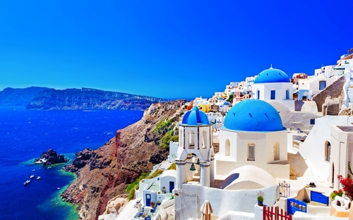 Oia  auf Santorini