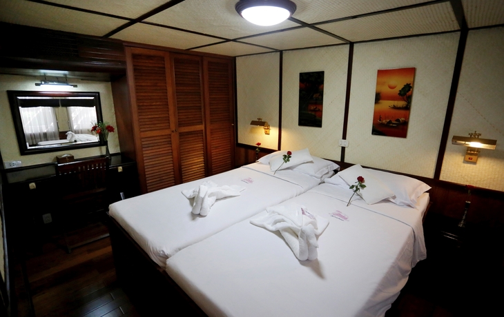 Zweibett-Kabine RV Indochine - 18580©CroisiEurope