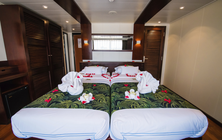 T48 RV Indochine II Kabine Oberdeck - ©Live Studio