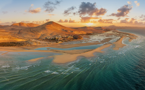 Strand Sotavento in Costa Calma auf Fuerteventura
