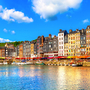 Hafen von Honfleur in der Normandie
