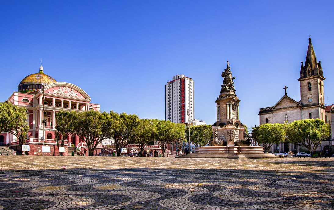 Platz Largo de São Sebastião in Manaus - © Dani - stock.adobe.com