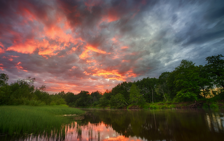 Die Nebenflüsse des Amazonas durchqueren die Länder Guyana, Ecuador, Peru, Brasilien, Kolumbien, Venezuela und Bolivien.  - © aifeati - stock.adobe.com