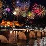 Feuerwerk über Heidelberg