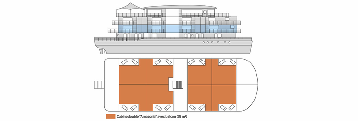 RV Brasilian Dream, Deck 3 - ©croisieurope
