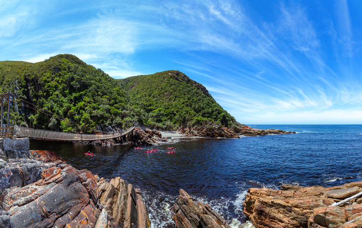 Hängebrücke im Tsitsikamma-Nationalpark an der Garden Route in Südafrika - © Foto-Jagla.de - stock.adobe.com