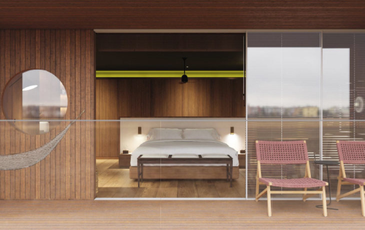 RV Brasilian Dream_Zweibettkabine_Canopee_Balkon - ©Salomao-Monteiro