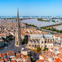 Panoramablick über Bordeaux, Frankreich