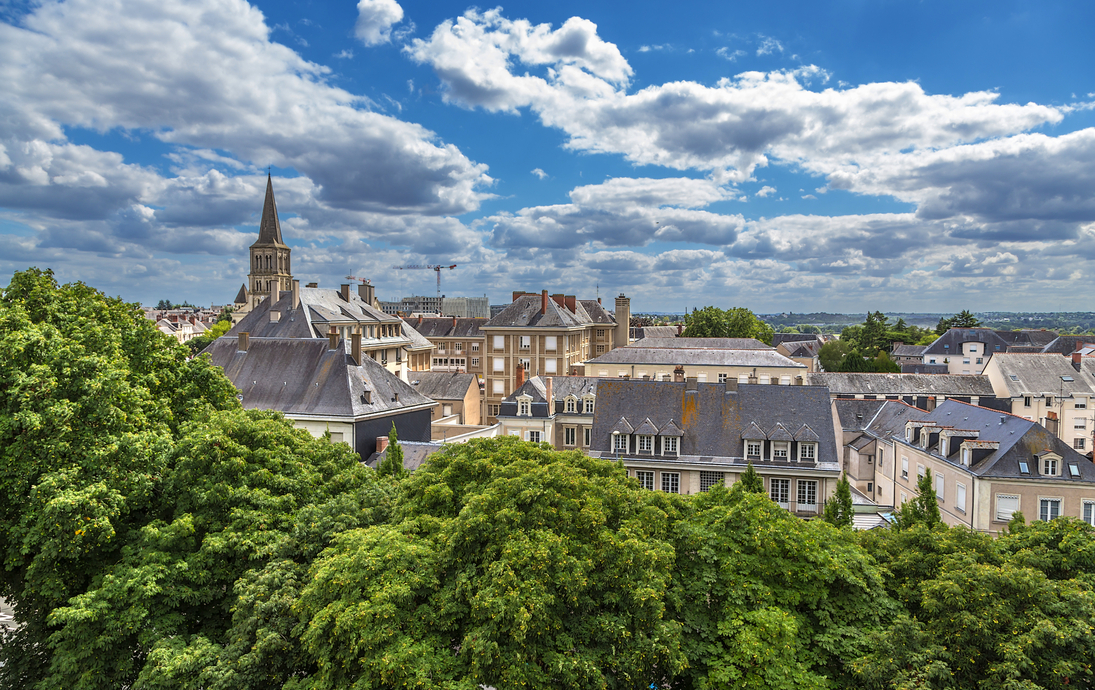  Blick auf die Stadt Angers vom Schloss aus  - © Valery Rokhin - stock.adobe.com