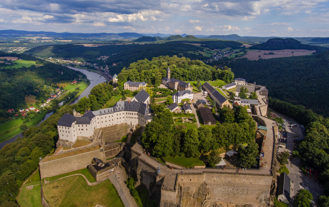 Festung Königstein im Elbsandsteingebirge, Deutschland - ©Sliver - stock.adobe.com