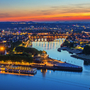 Deutsches Eck in Koblenz, Deutschland