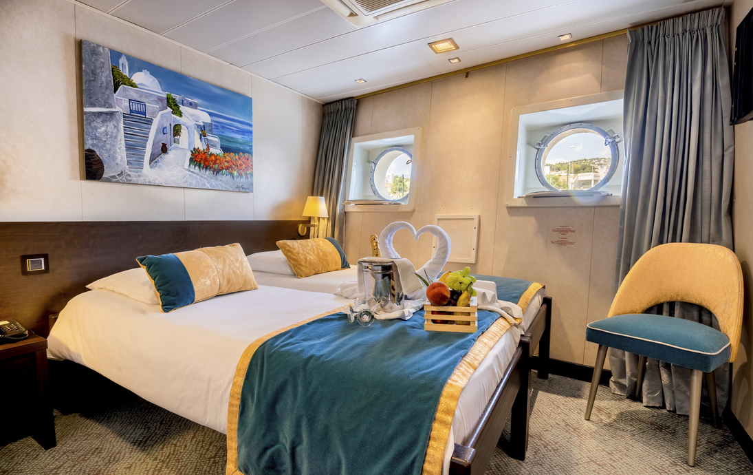 Zweibettkabine Hauptdeck MV La Belle de L'Adriatique - 236105©Muamer Mujevic