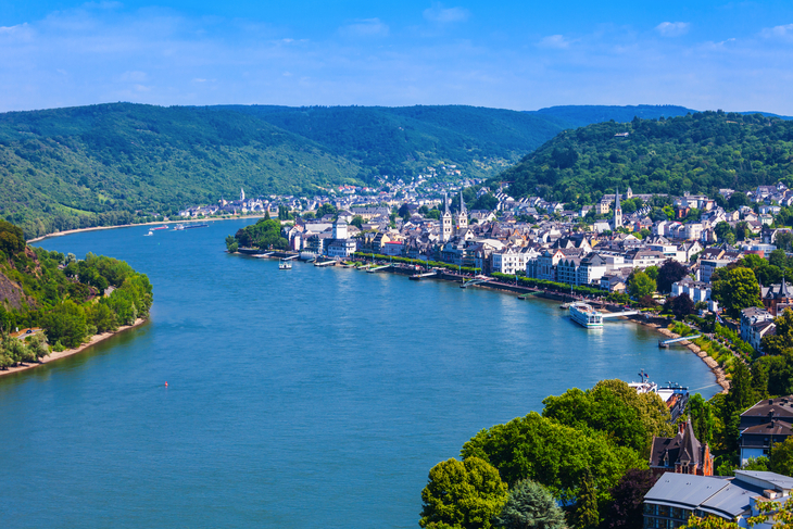 Luftaufnahme der Stadt Boppard,Deutschland - ©saiko3p - stock.adobe.com